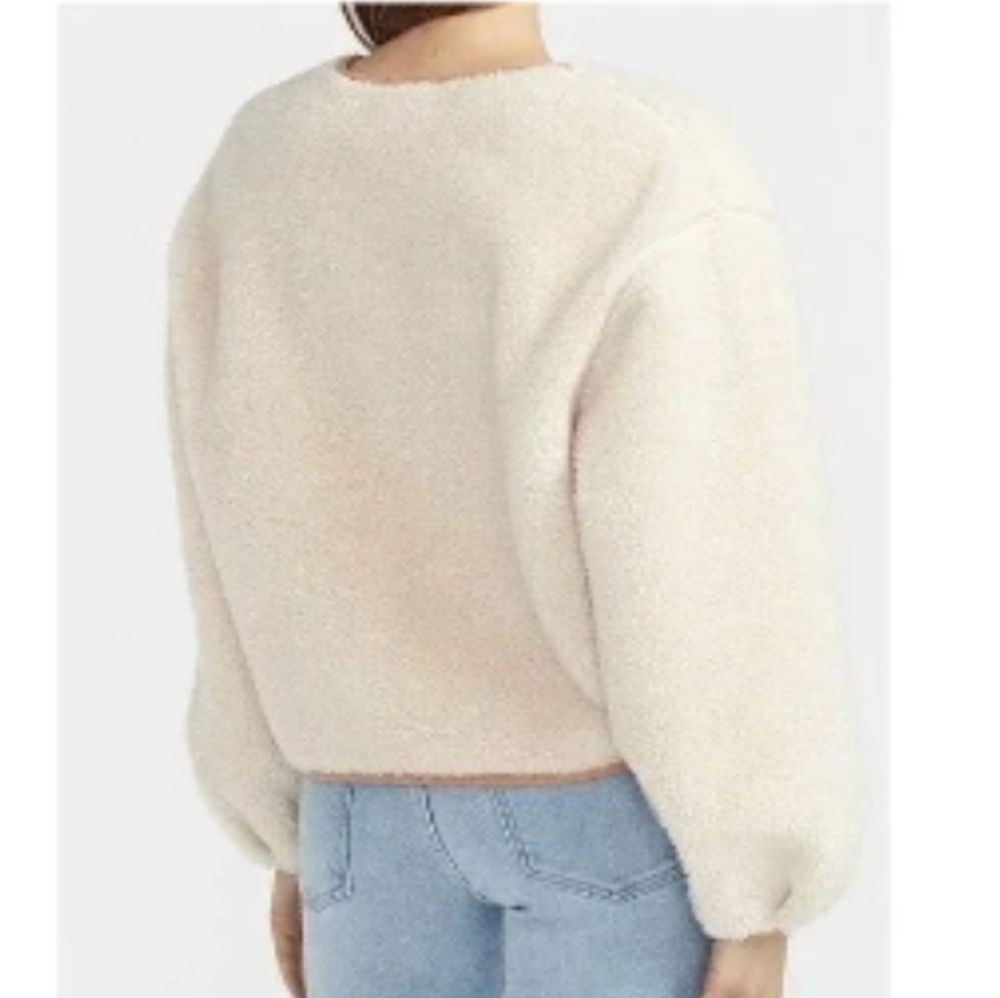 Express Reversible Suede/Sherpa Jacket. - image 2